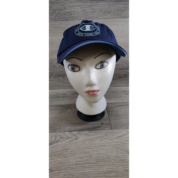 Champion Logo Hat Cap Strap Back Baseball Dad Cap Navy Blue Be Your Own Champion - Picture 3 of 9